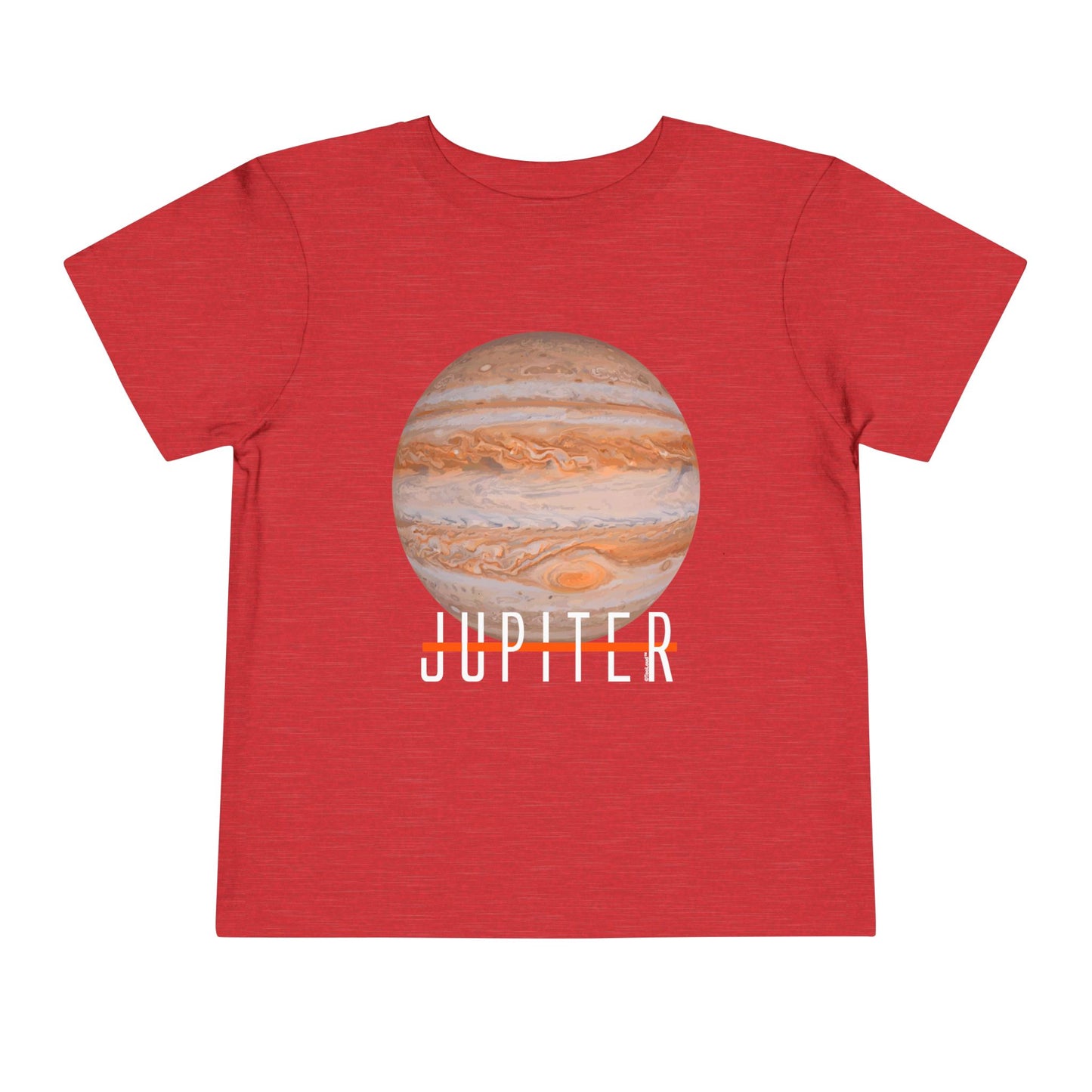 Planet Jupiter Text Toddler T-Shirt – Dark – by TOOLOUD