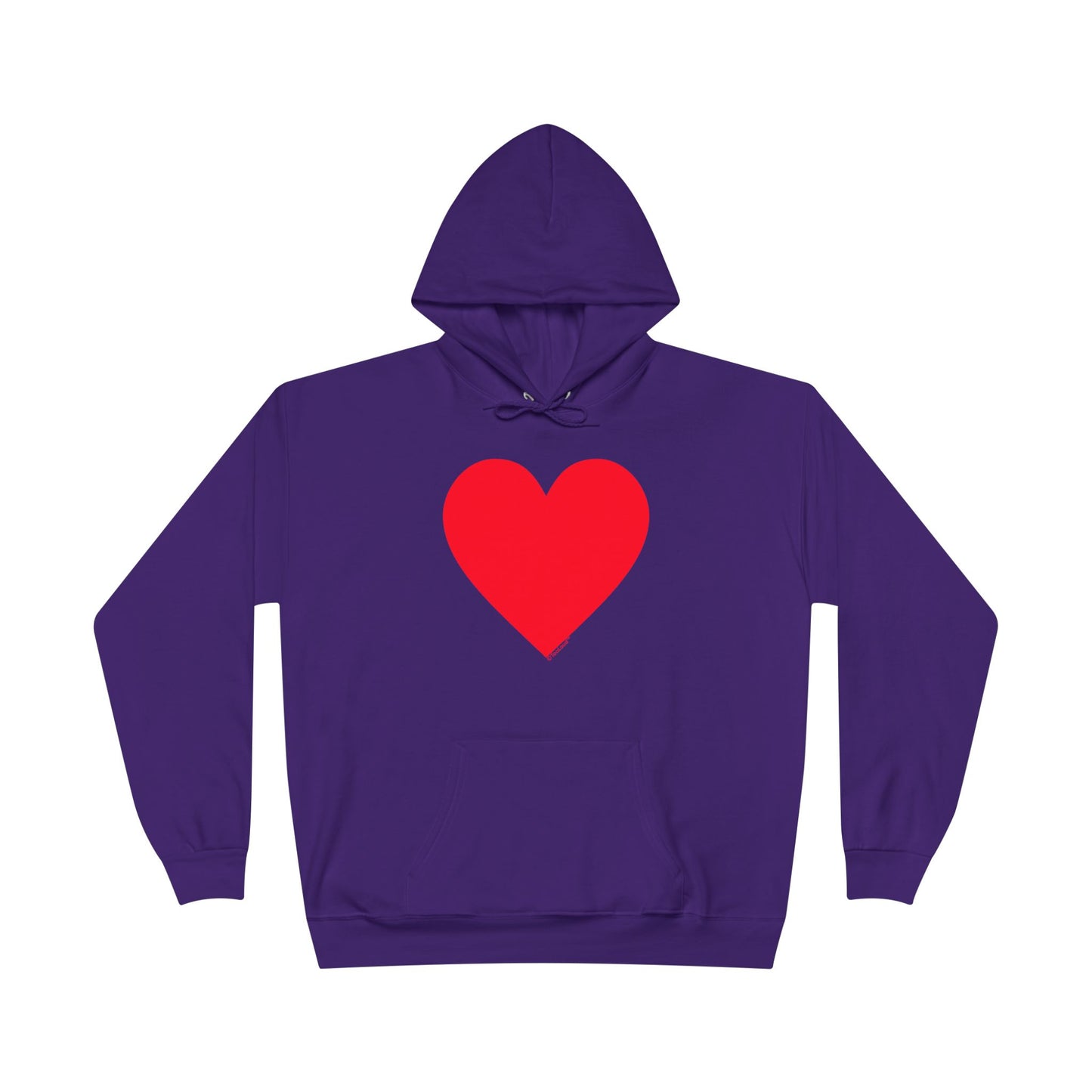 TOOLOUD Big Red Heart Valentine's Day Dark Unisex Hoodie Sweatshirt