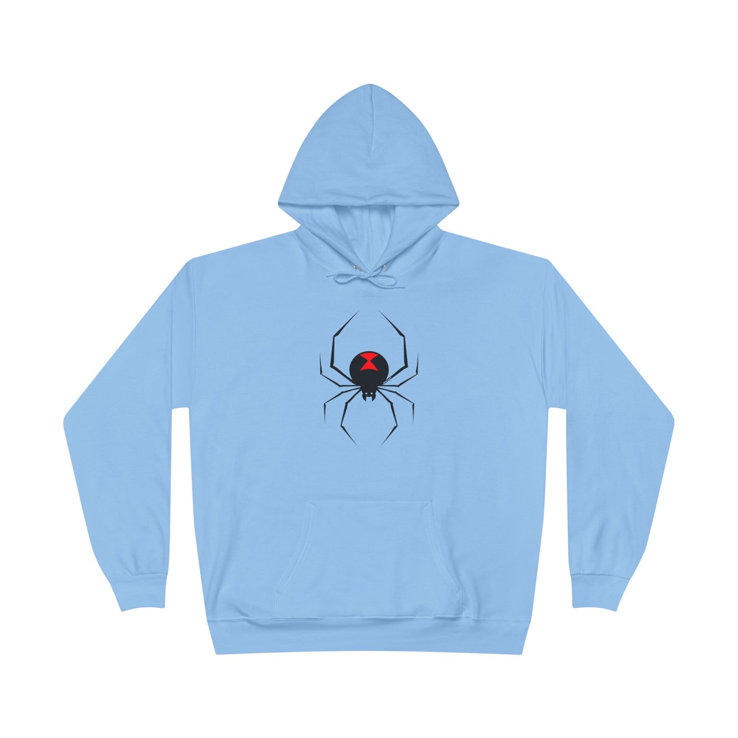 Black Widow Spider Design Hoodie Sweatshirt by TOOLOUD
