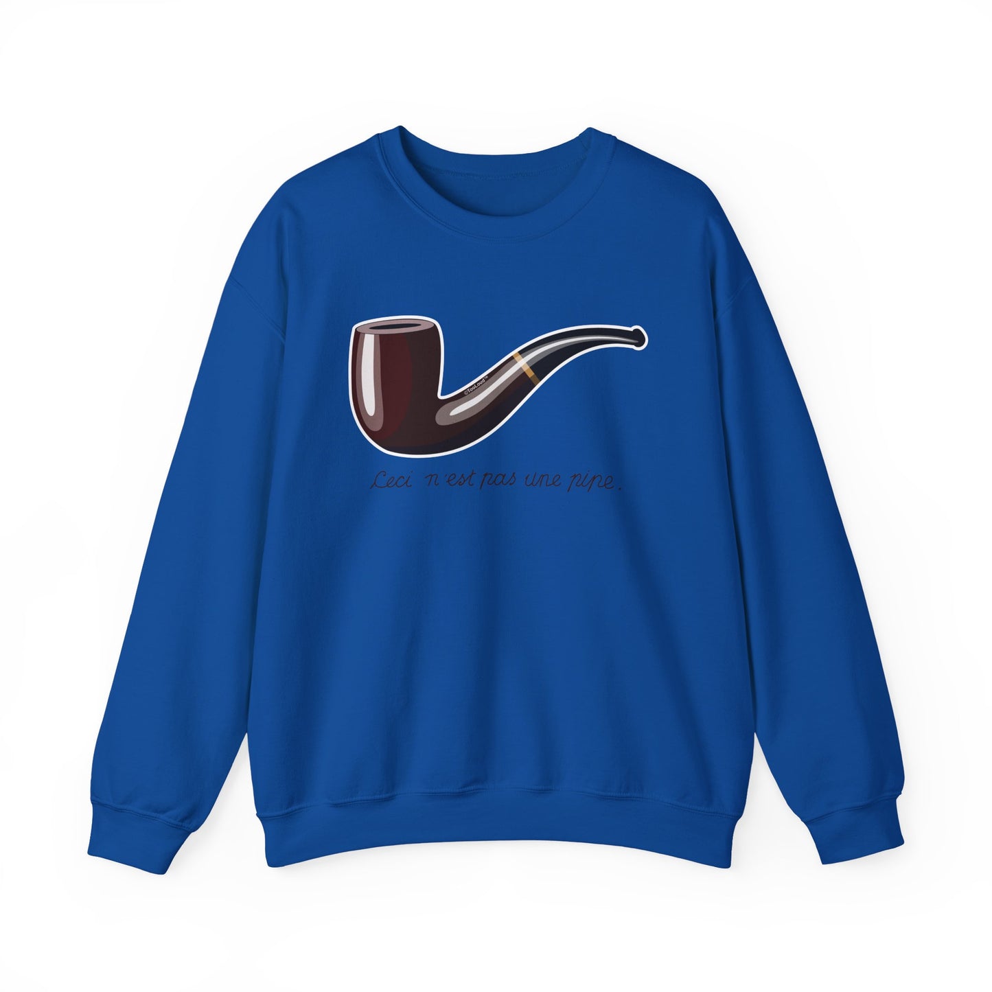 Ceci N’est Pas une Pipe Adult Sweatshirt by TOOLOUD