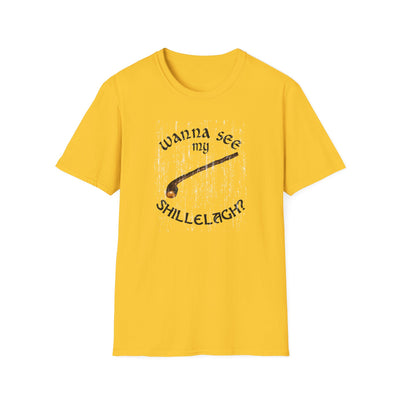 Wanna See My Shillelagh Adult Unisex T-Shirt by TOOLOUD