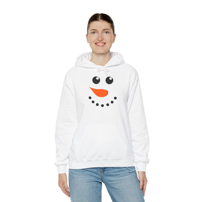 TOOLOUD Snowman Face Christmas Adult Unisex Hoodie Sweatshirt