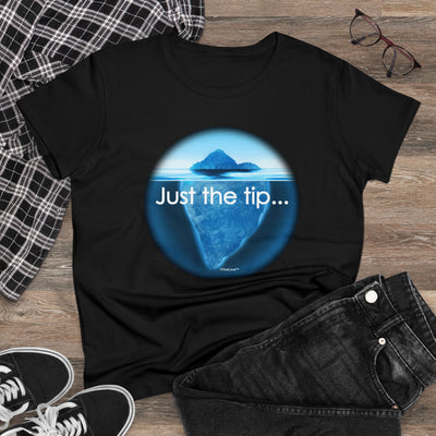 TooLoud Iceberg Just The Tip Women's Cotton T-Shirt