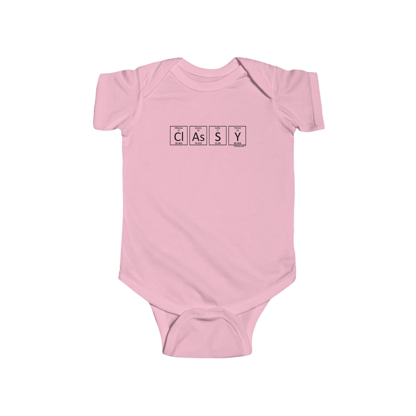 TOOLOUD Classy – Periodic Table of Elements Baby Romper Bodysuit