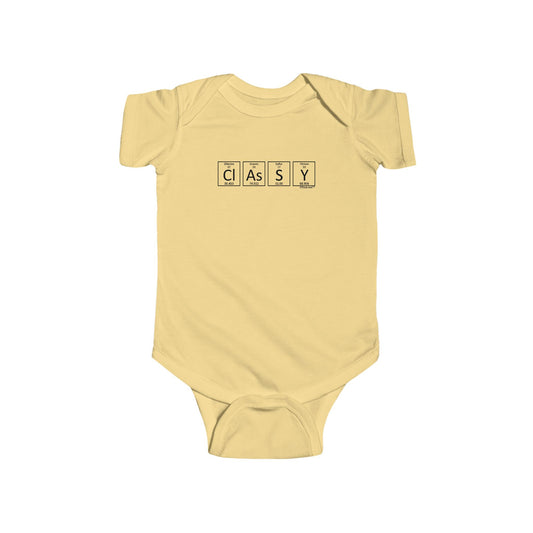 TOOLOUD Classy – Periodic Table of Elements Baby Romper Bodysuit