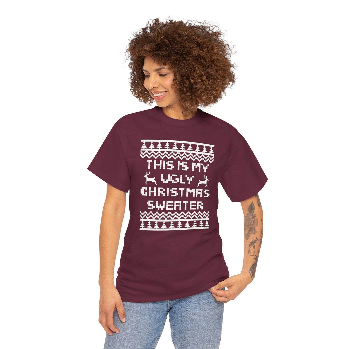 This Is My Ugly Christmas Sweater Women’s Dark T-Shirt by TOOLOUD™