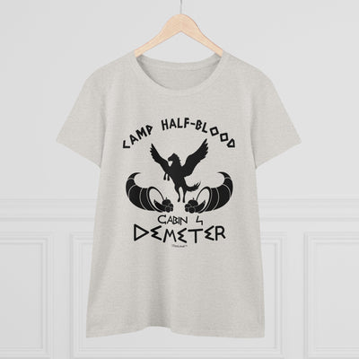 TOOLOUD Cabin 4 Demeter Camp Half Blood Womens T-Shirt