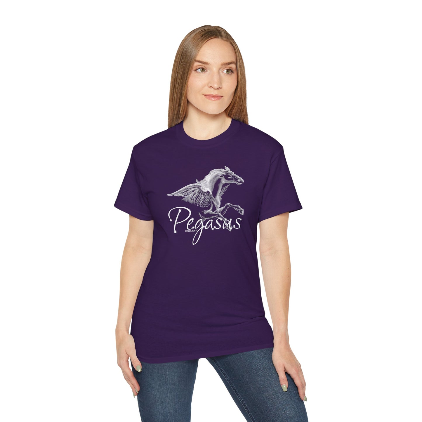 Pegasus Illustration Women’s Dark T-Shirt – by TOOLOUD