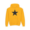 TooLoud Black Star Youth Children’s Hoodie Sweatshirt