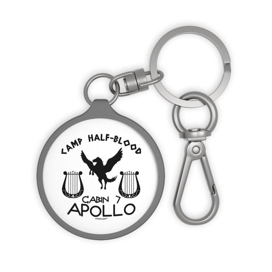 Cabin 7 Apollo Camp Half-Blood Round Keyring Tag by TOOLOUD