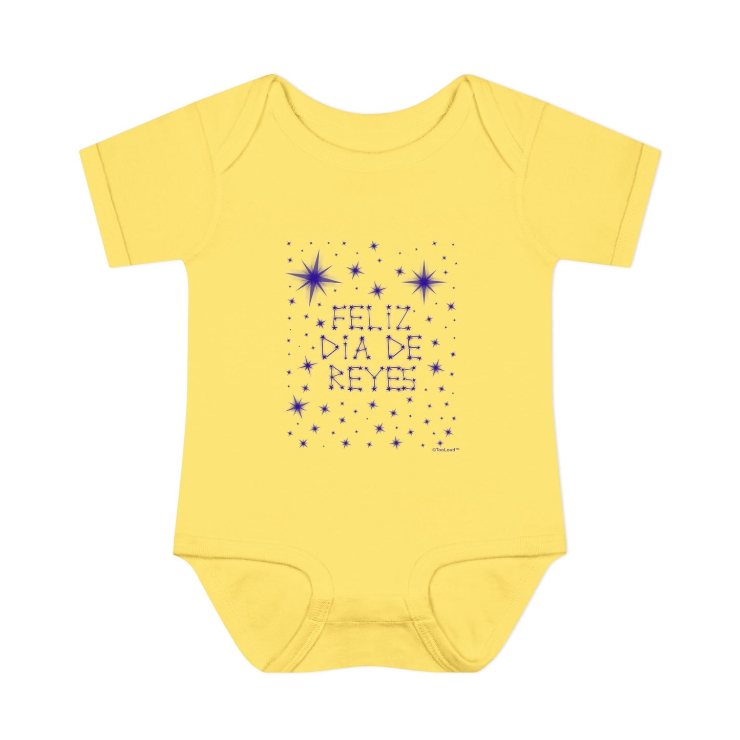 Feliz Dia de Reyes - Estrellas Brillantes Baby Romper Bodysuit by TOOLOUD