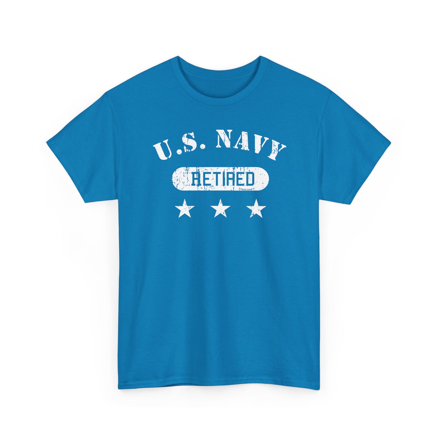 Retired Navy Adult Dark T-Shirt by TOOLOUD