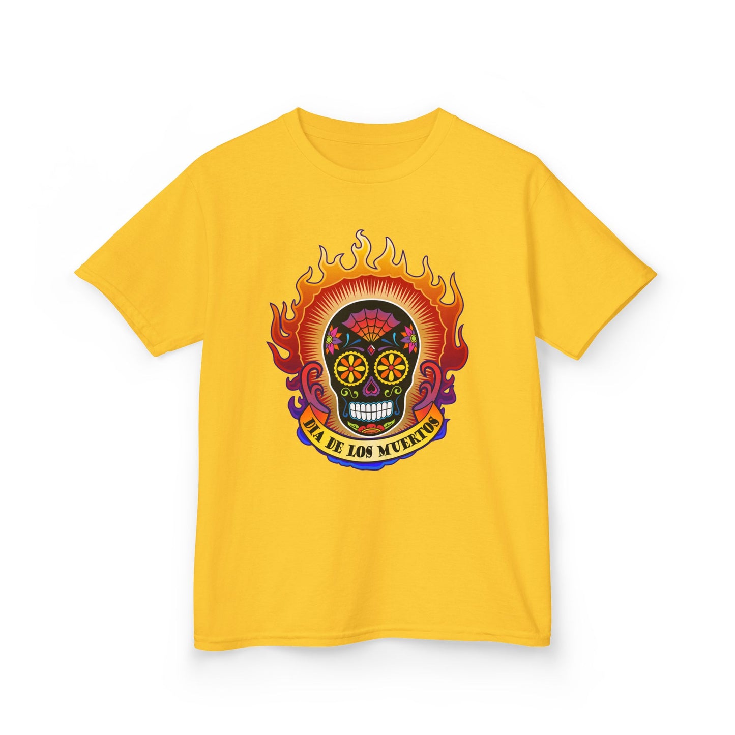 Dia de Los Muertos Sacred Calavera – Day of the Dead Children’s T-Shirt by TOOLOUD