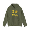 TooLoud I Love NOLA Fleur de Lis Unisex Hoodie Sweatshirt