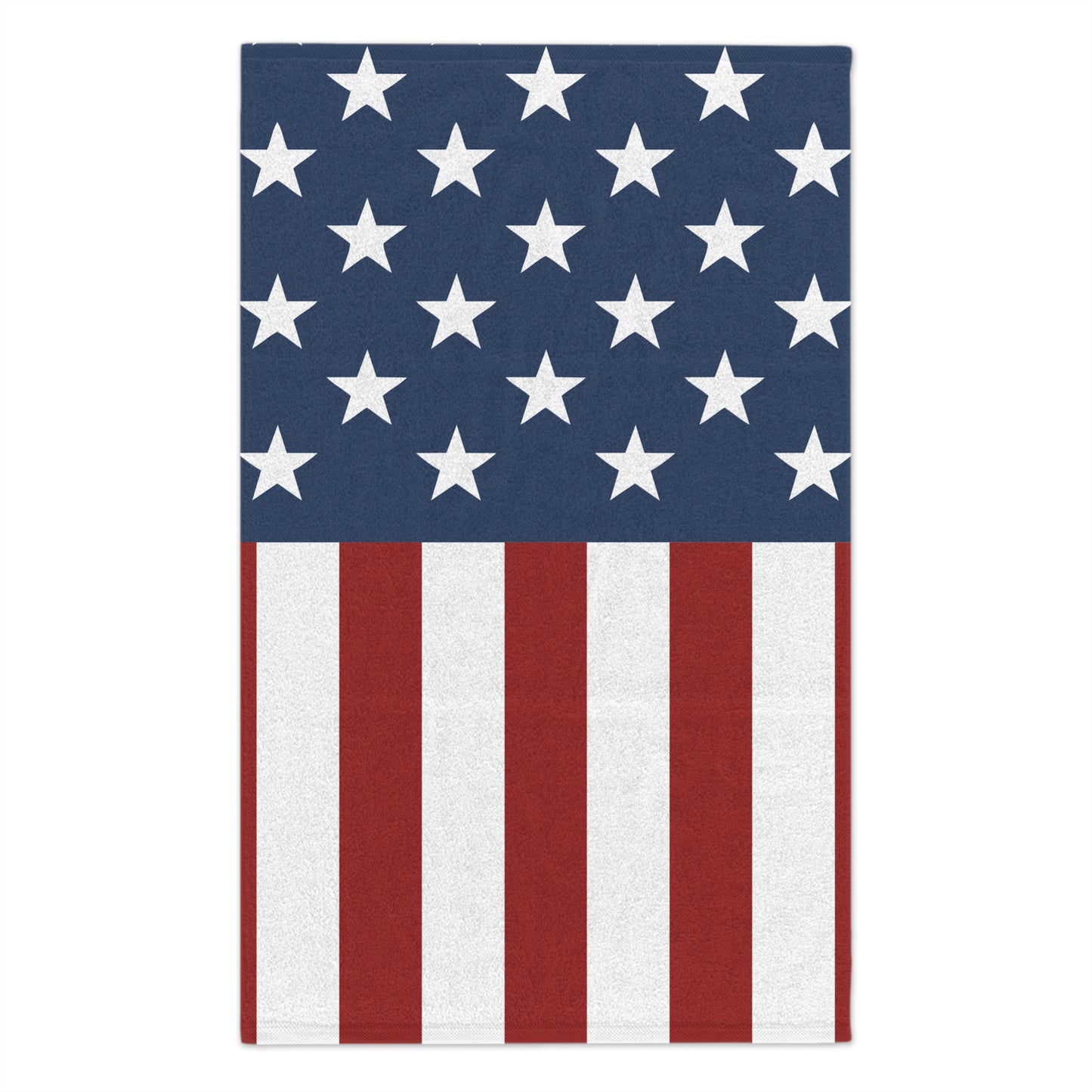Stars and Stripes American Flag 11" x 18" Dish Fingertip Towel All Over Print by TOOLOUD
