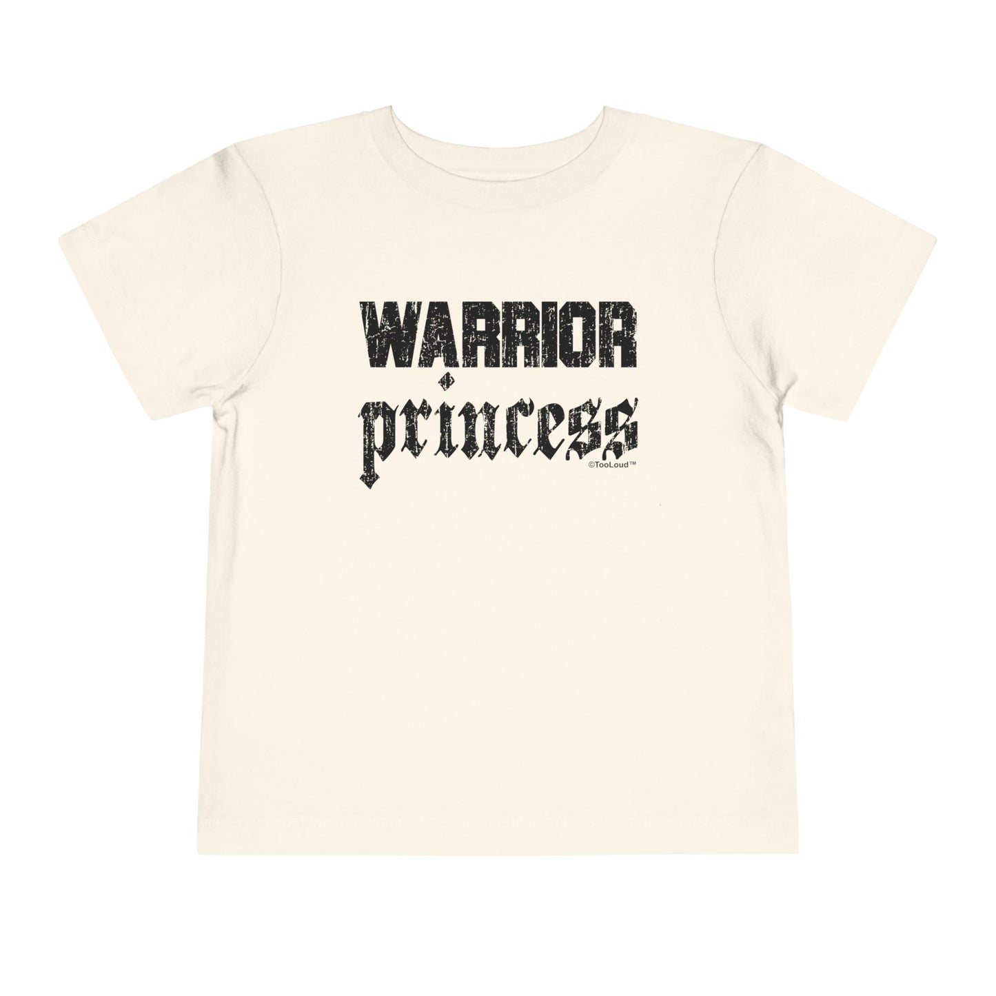 Warrior Princess Script Toddler T-Shirt by TOOLOUD