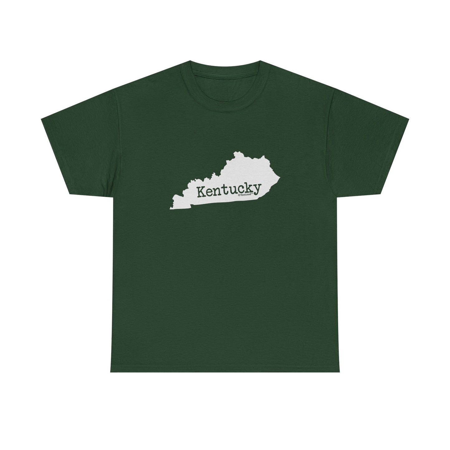 Kentucky – United States Shape Adult Dark T-Shirt by TOOLOUD