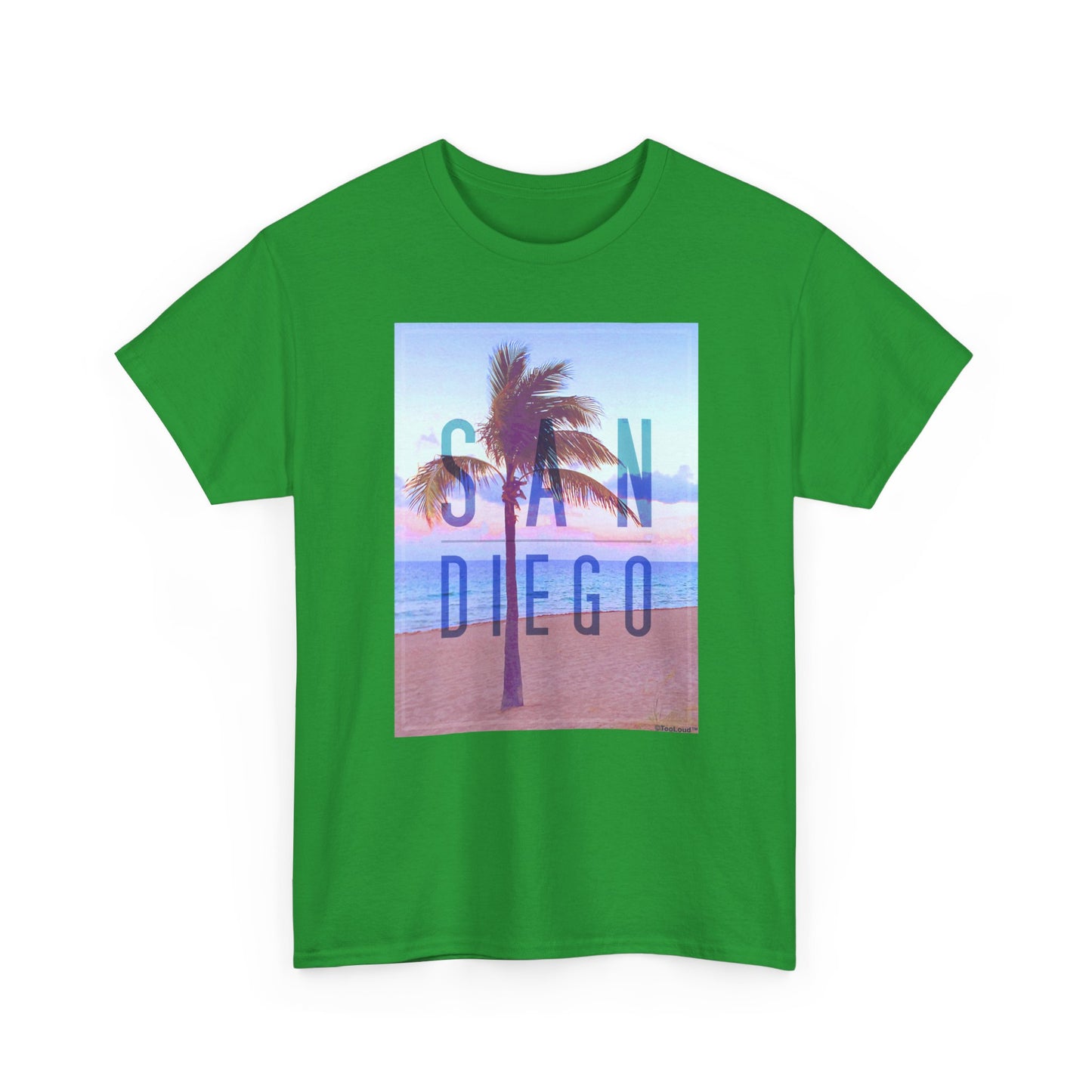 San Diego Beach Filter Unisex Adult Dark T-Shirt by TOOLOUD