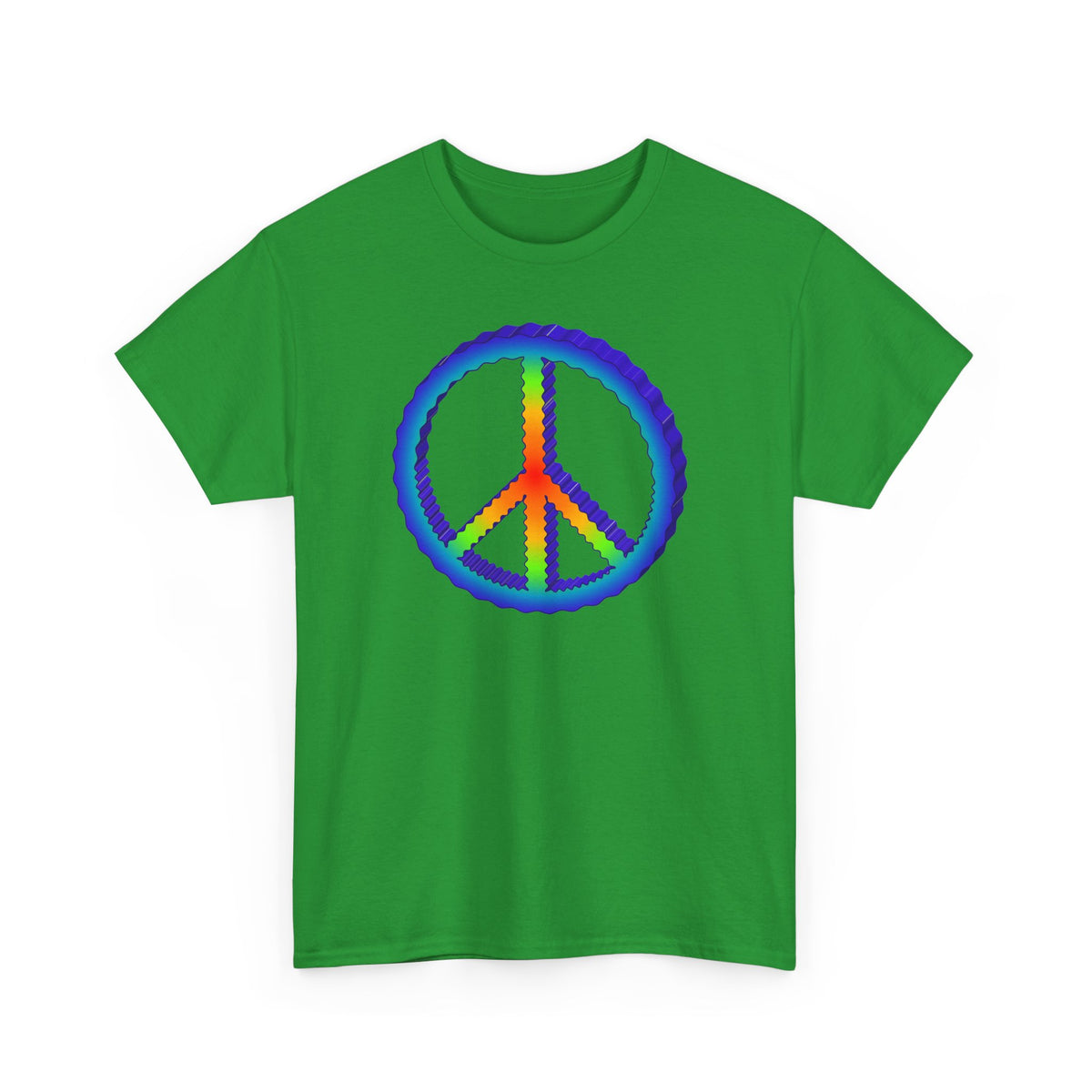 Rainbow Peace Adult Dark T-Shirt by TOOLOUD