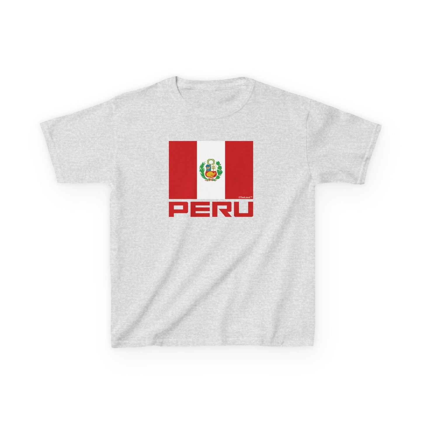 Peru Flag Children’s T-Shirt by TOOLOUD