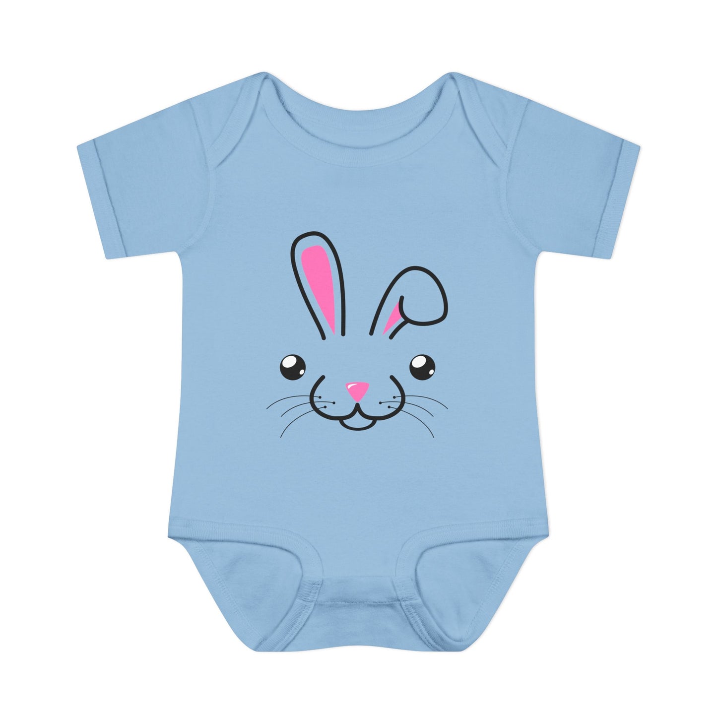 Cute Bunny Face Baby Romper Bodysuit by TOOLOUD
