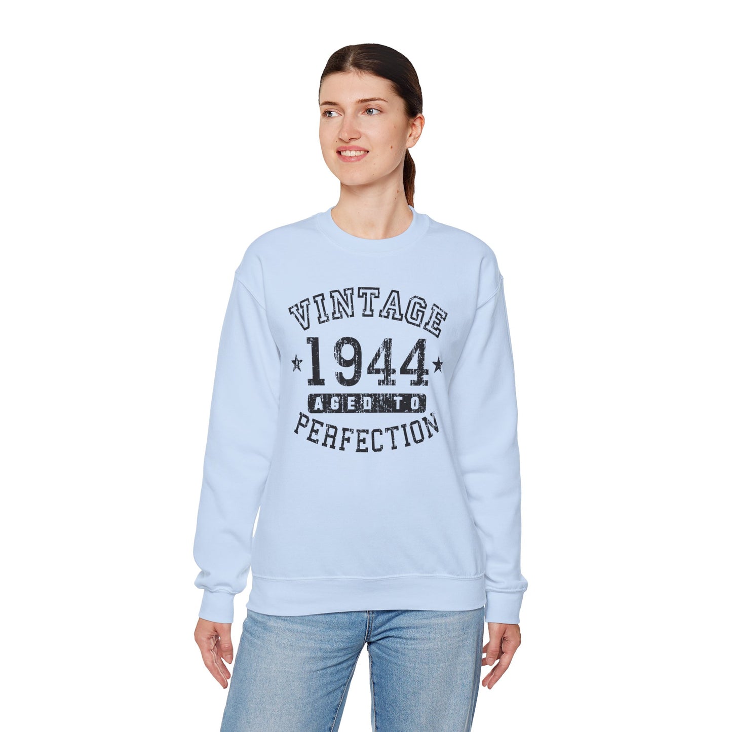 1944 - Vintage Birth Year Sweatshirt Adults Unisex by TOOLOUD