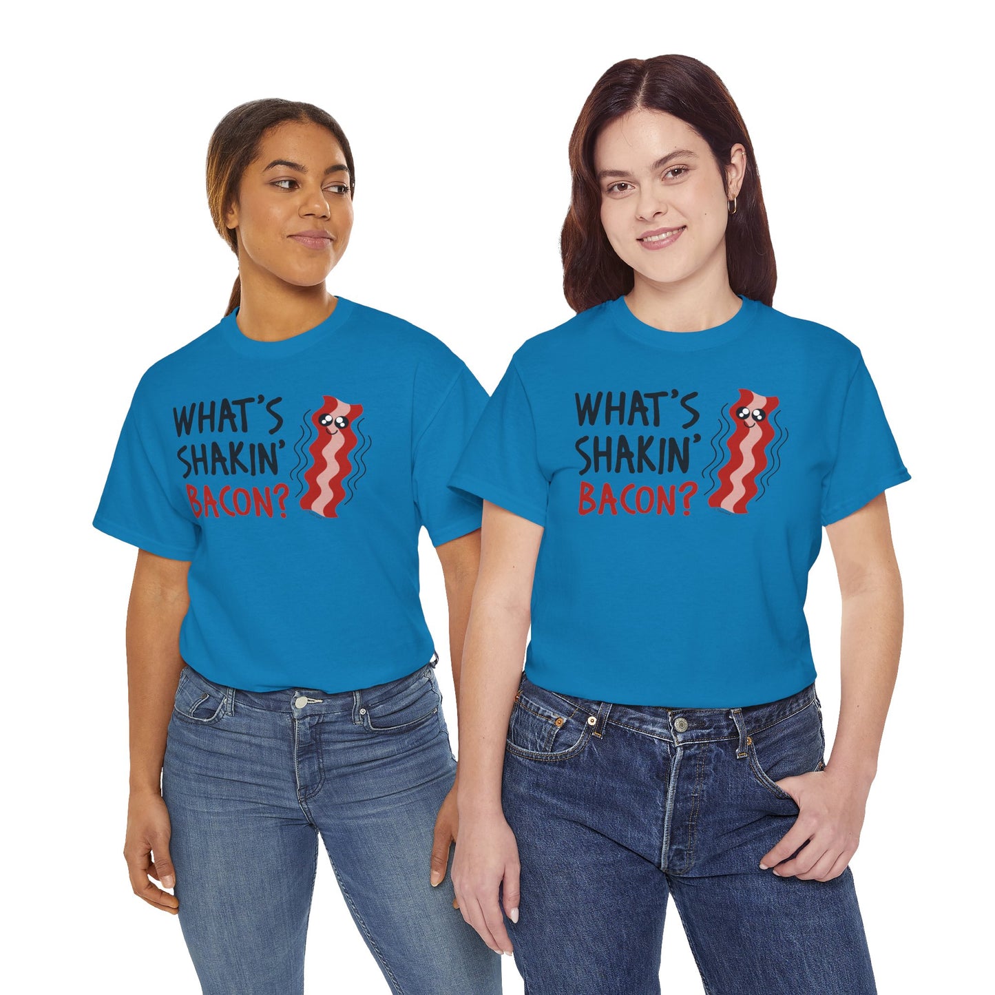 What’s Shakin’ Bacon – Premium Adult T-Shirt by TOOLOUD