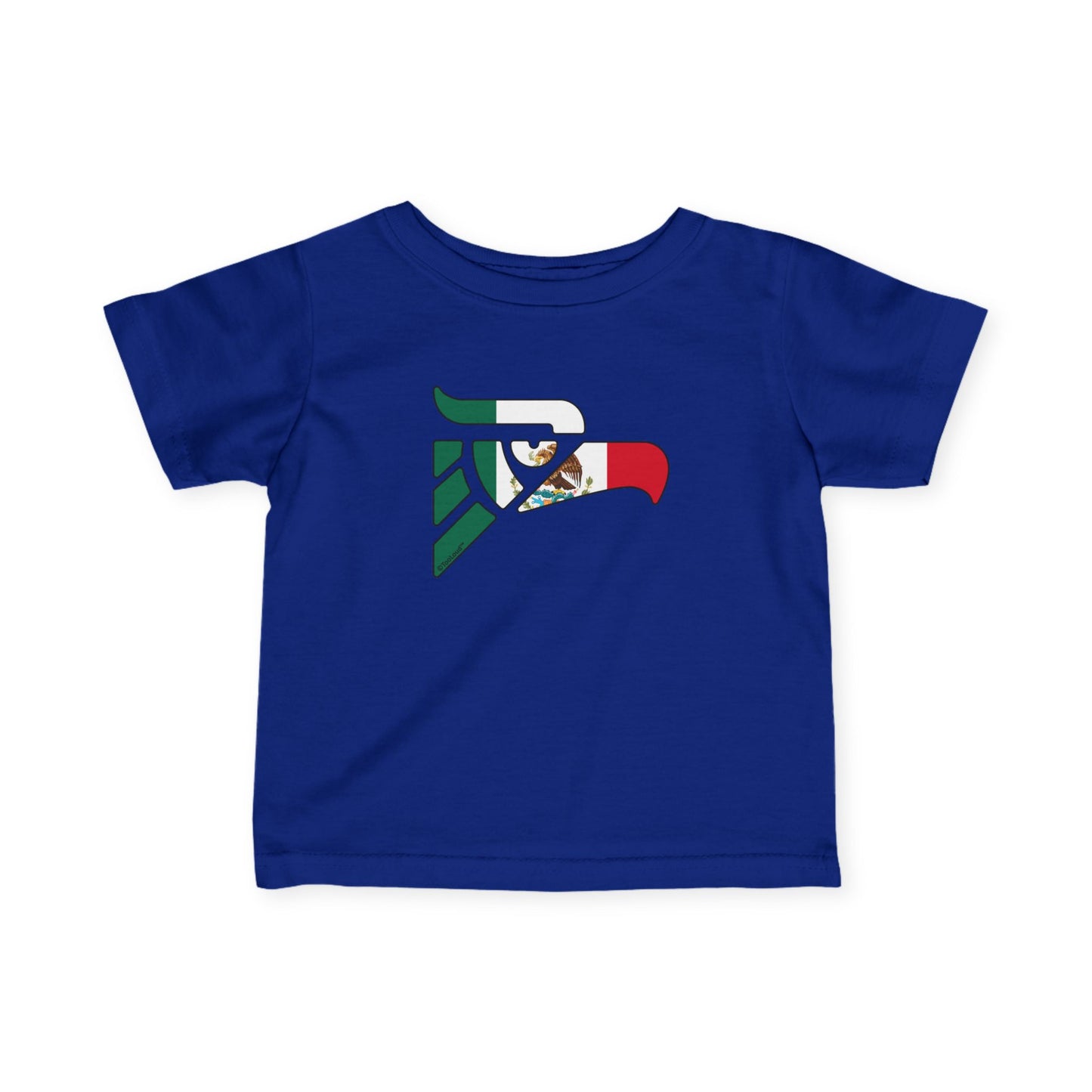 Hecho en Mexico Eagle Symbol – Mexican Flag Infant T-Shirt (Dark) by TOOLOUD