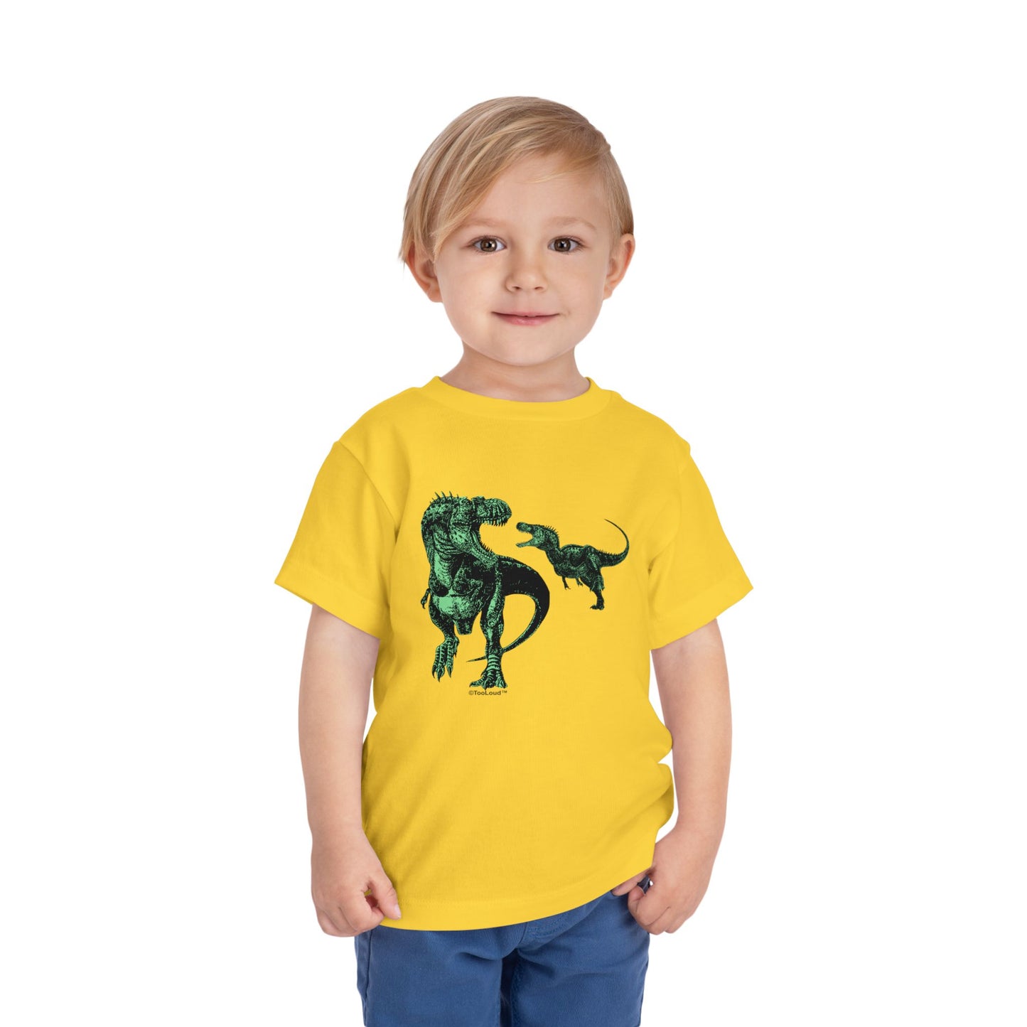 Jurassic Dinosaur Design 1 Toddler T-Shirt by TOOLOUD
