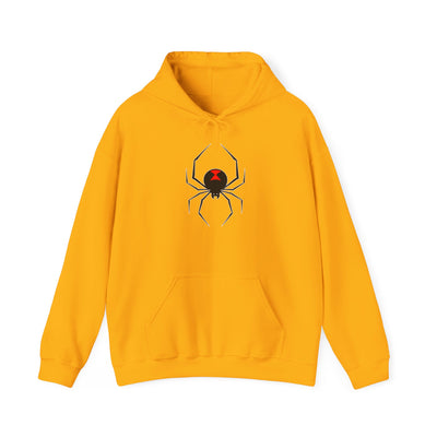 TooLoud Black Widow Spider Design Unisex Hoodie Sweatshirt