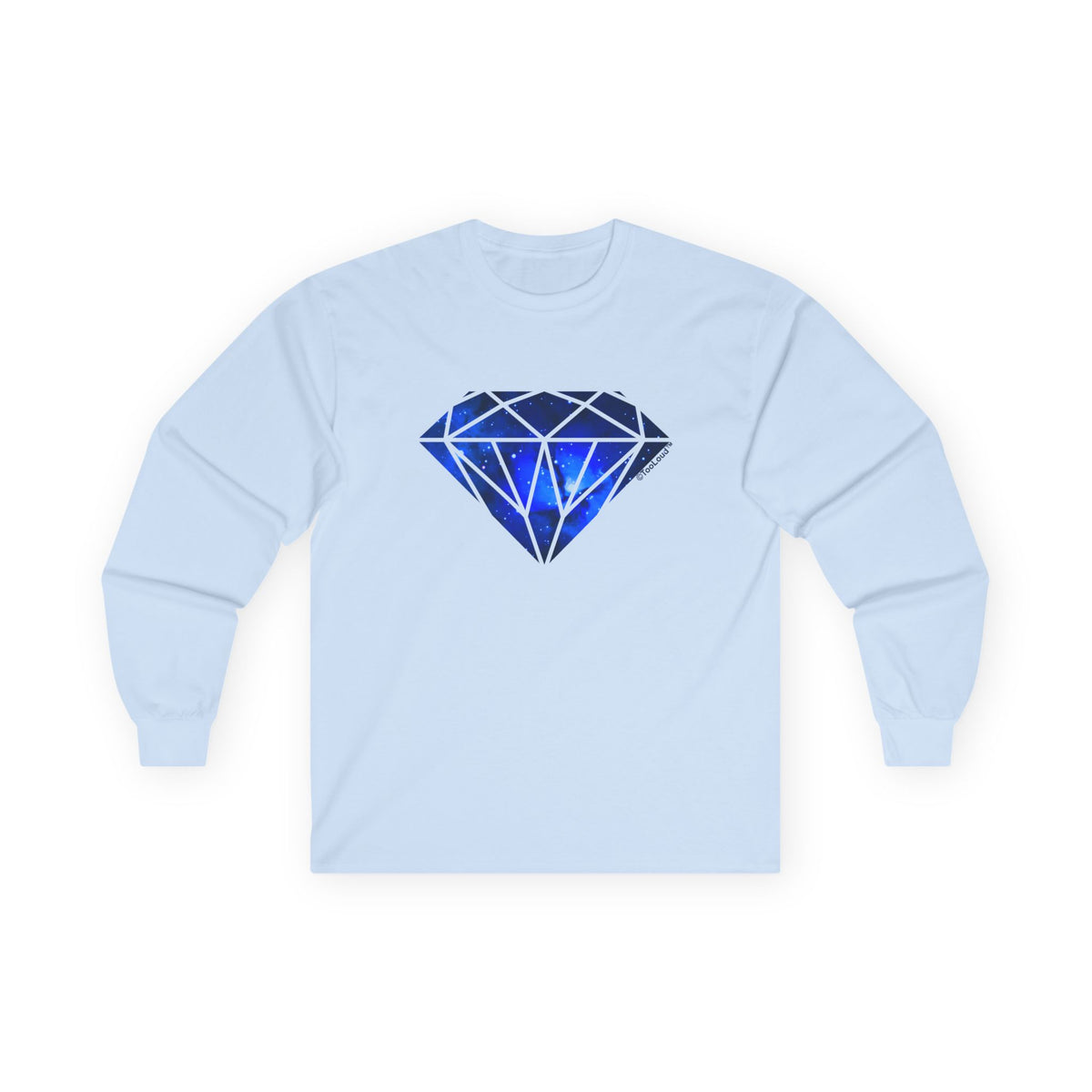 Space Diamond Adult Long Sleeve T-Shirt by TOOLOUD