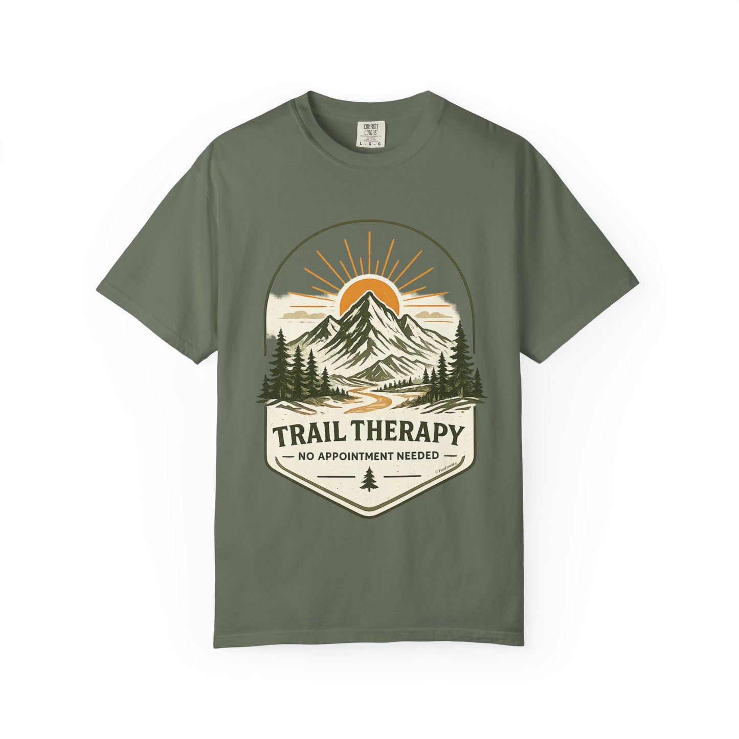 Trail Therapy No Appointment Needed T-Shirt – Garment-Dyed Unisex Hiking Tee