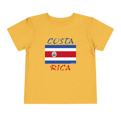 TOOLOUD Costa Rica Flag Toddler T-Shirt