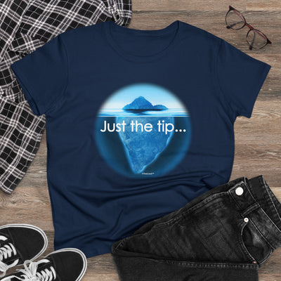 TooLoud Iceberg Just The Tip Women's Cotton T-Shirt