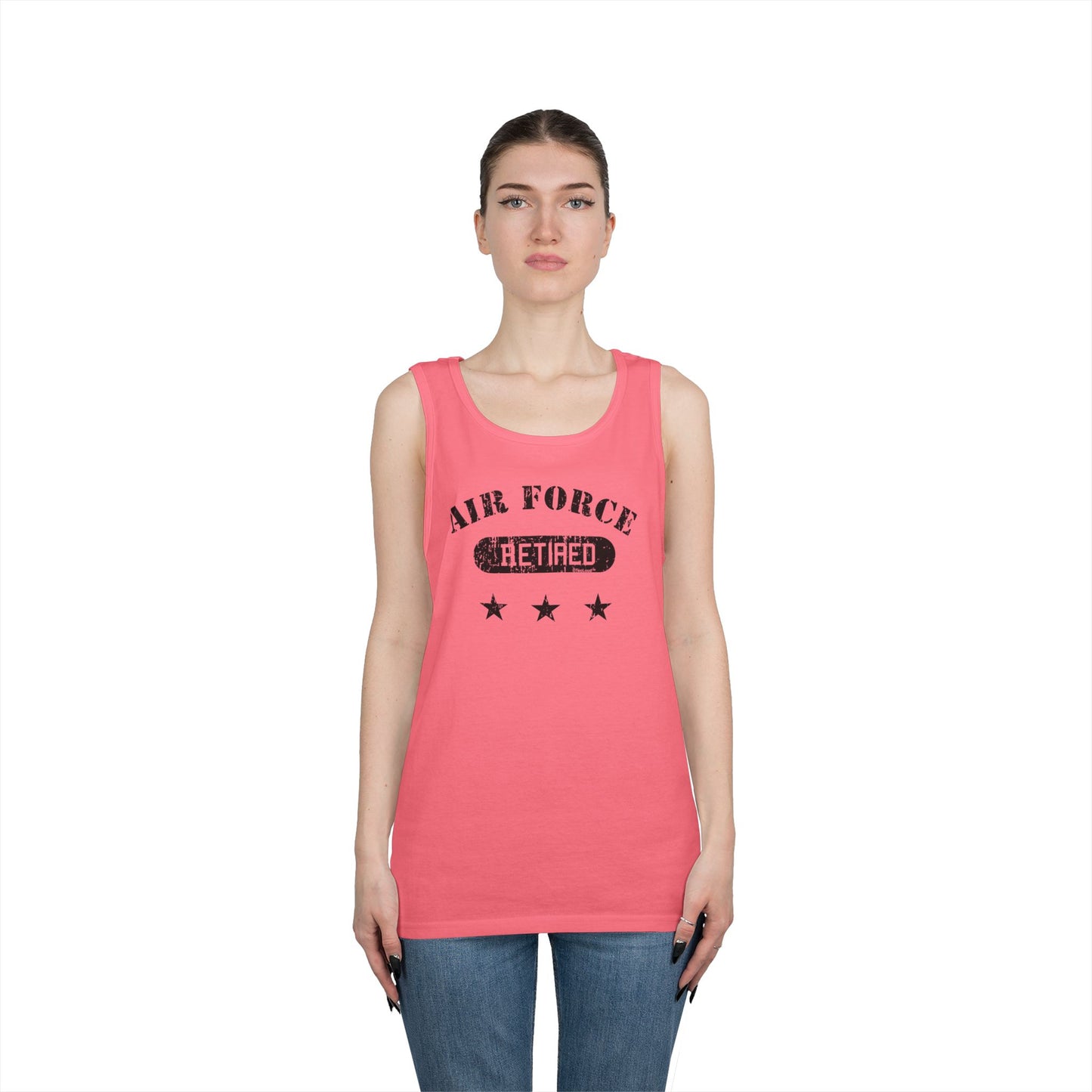 Retired Air Force Loose Tank Top Unisex by TOOLOUD
