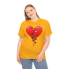 Crumbling Broken Heart Adult Unisex T-Shirt Tee