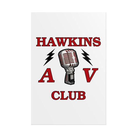 Hawkins AV Club Gloss Poster Print (Portrait) by TOOLOUD™