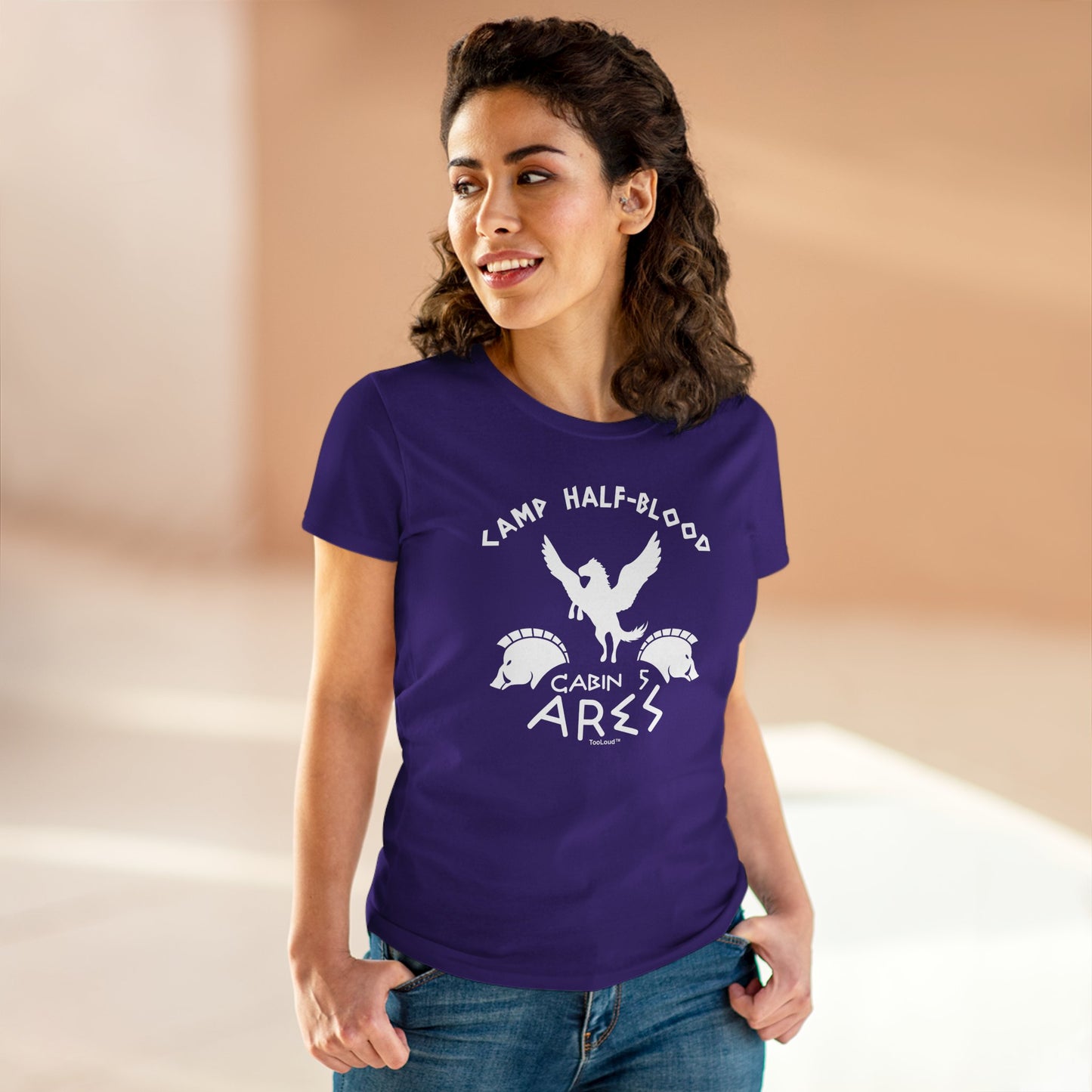 Camp Half Blood Cabin 5 Ares Children’s Dark T-Shirt by TOOLOUD