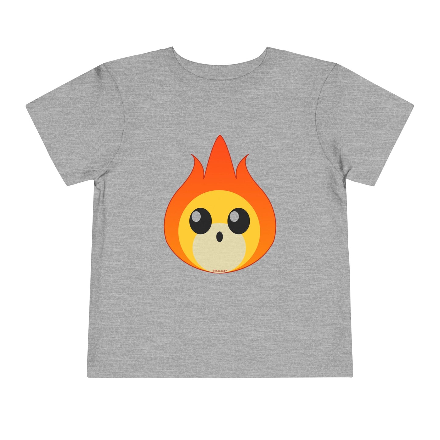 Cute Fireball Design Toddler T-Shirt by TOOLOUD