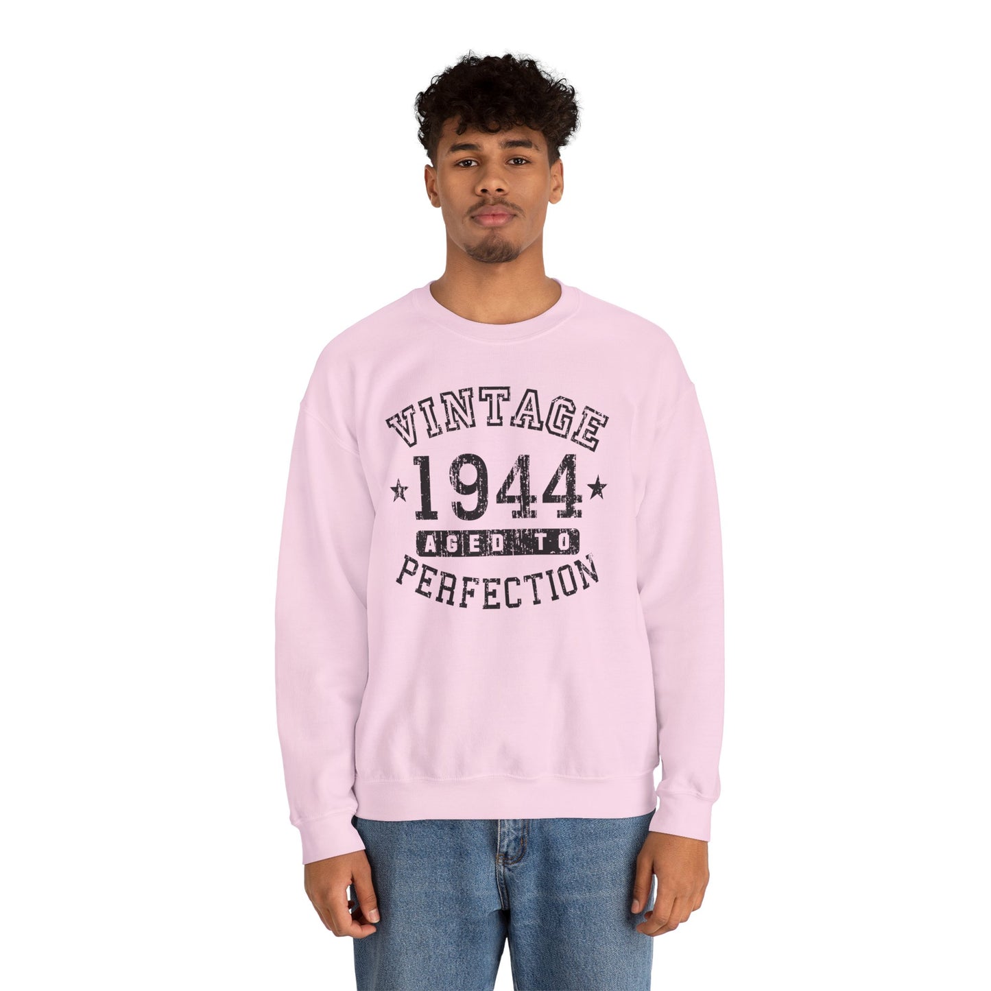 1944 - Vintage Birth Year Sweatshirt Adults Unisex by TOOLOUD