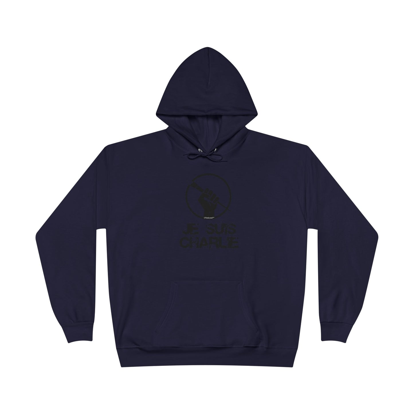 Je Suis Charlie Adult Pullover Hoodie Sweatshirt by TOOLOUD
