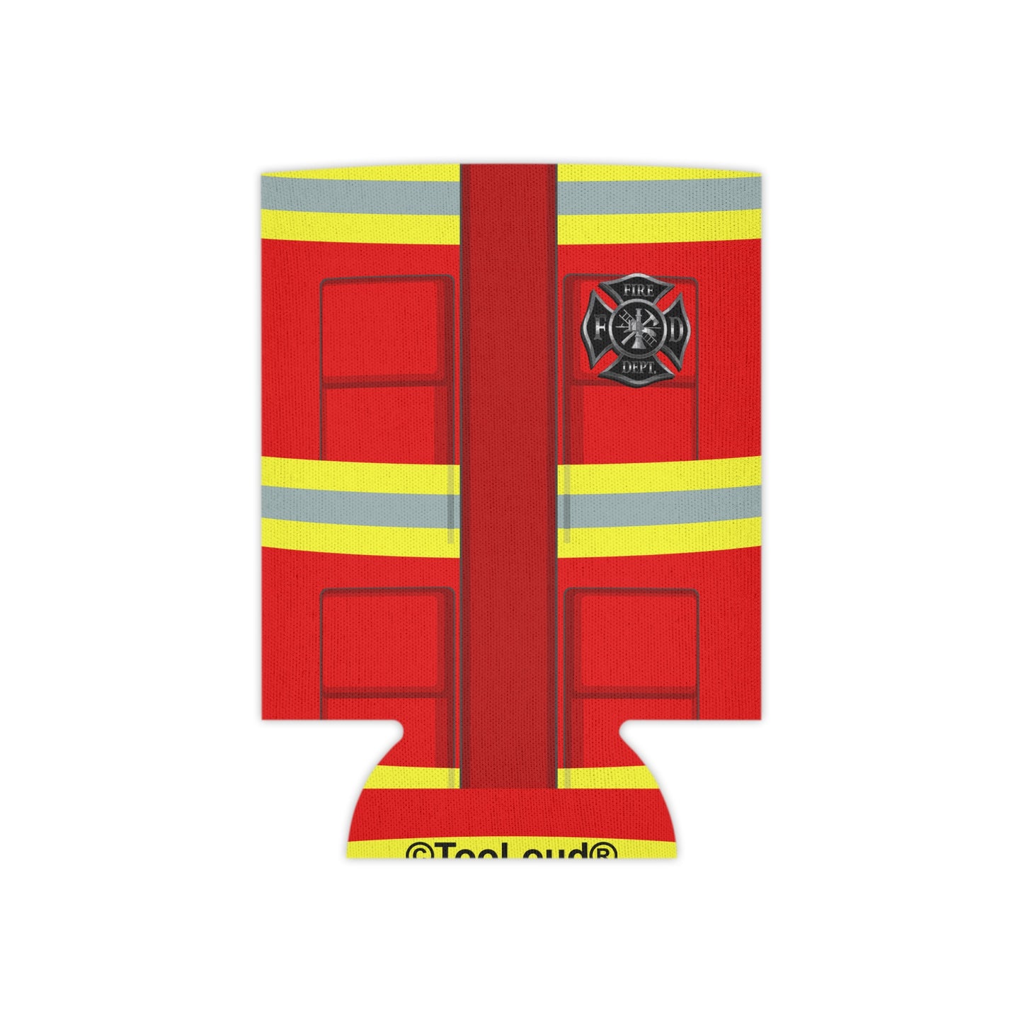 Firefighter Red AOP Can/Bottle Insulator Cooler Can or Slim by TOOLOUD