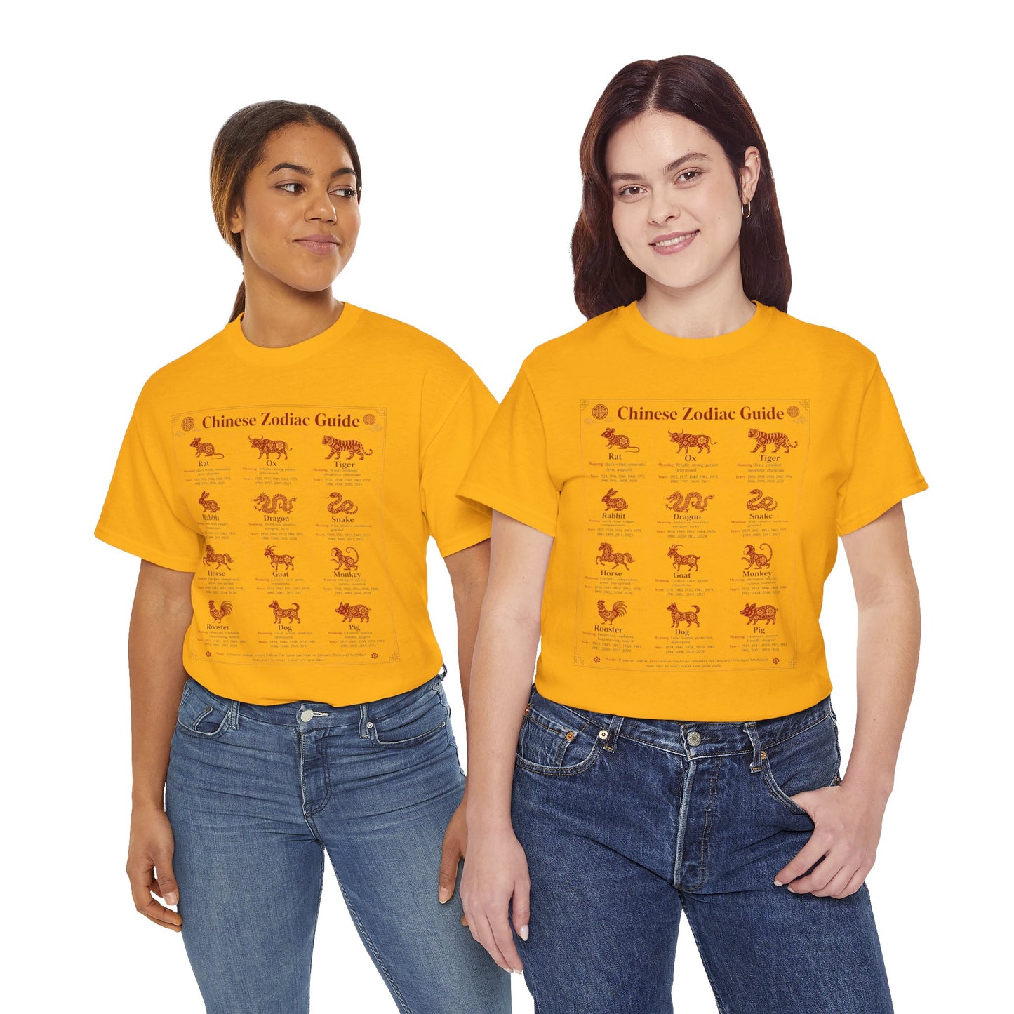Chinese Zodiac Guide Design #2 T-Shirt by TOOLOUD