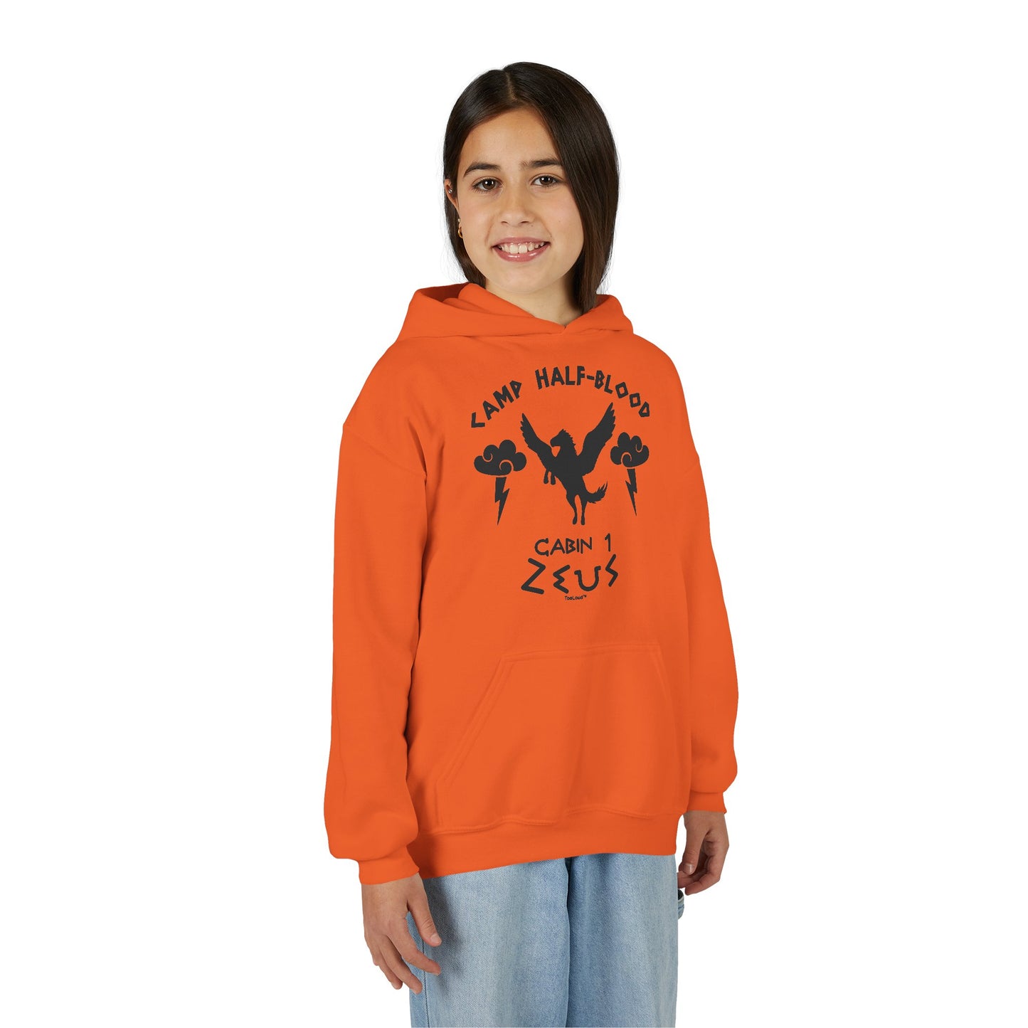 Camp Half Blood Cabin 1 Zeus Youth Children's Hoodie by TOOLOUD