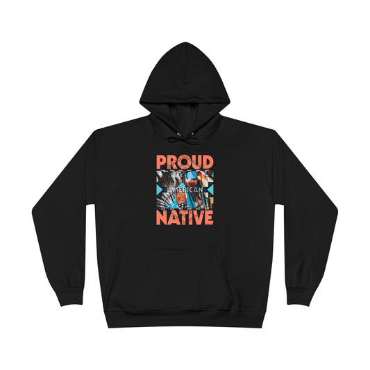 Proud Native American Dark Hoodie Sweatshirt by TOOLOUD