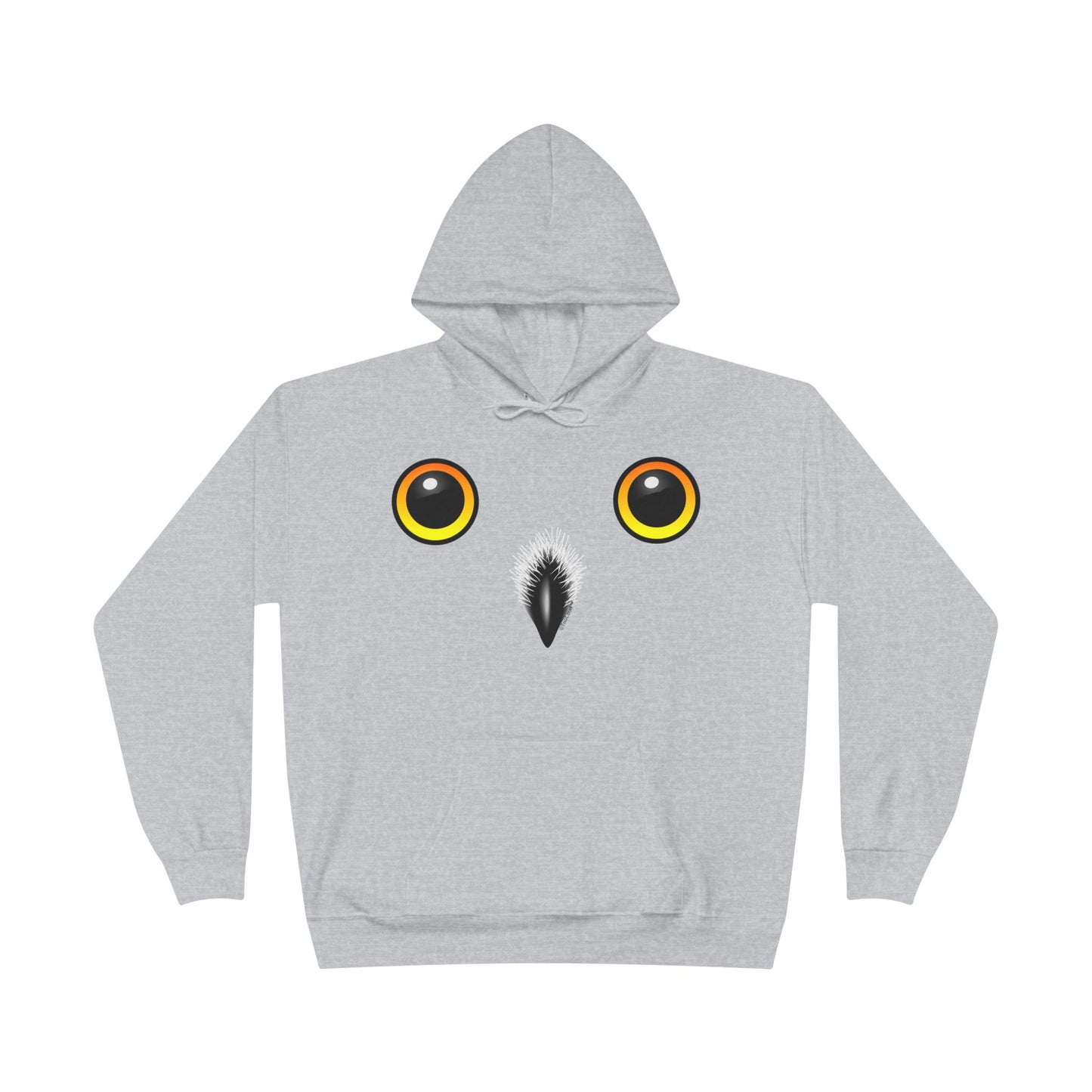 Cute Snowy Owl Face Hoodie Pullover Sweatshirt by TOOLOUD™