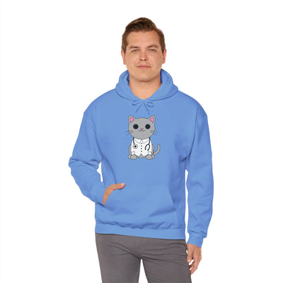 Dr. Cat MD - Cute Cat Design Unisex Hoodie Sweatshirt By TOOLOUD