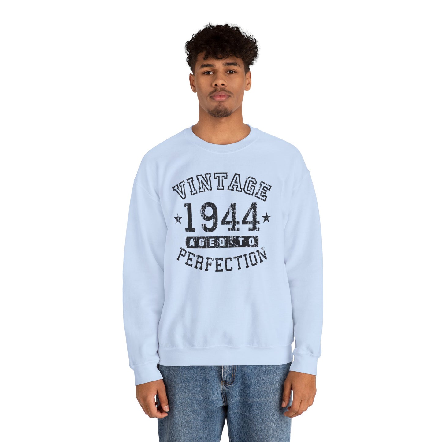 1944 - Vintage Birth Year Sweatshirt Adults Unisex by TOOLOUD