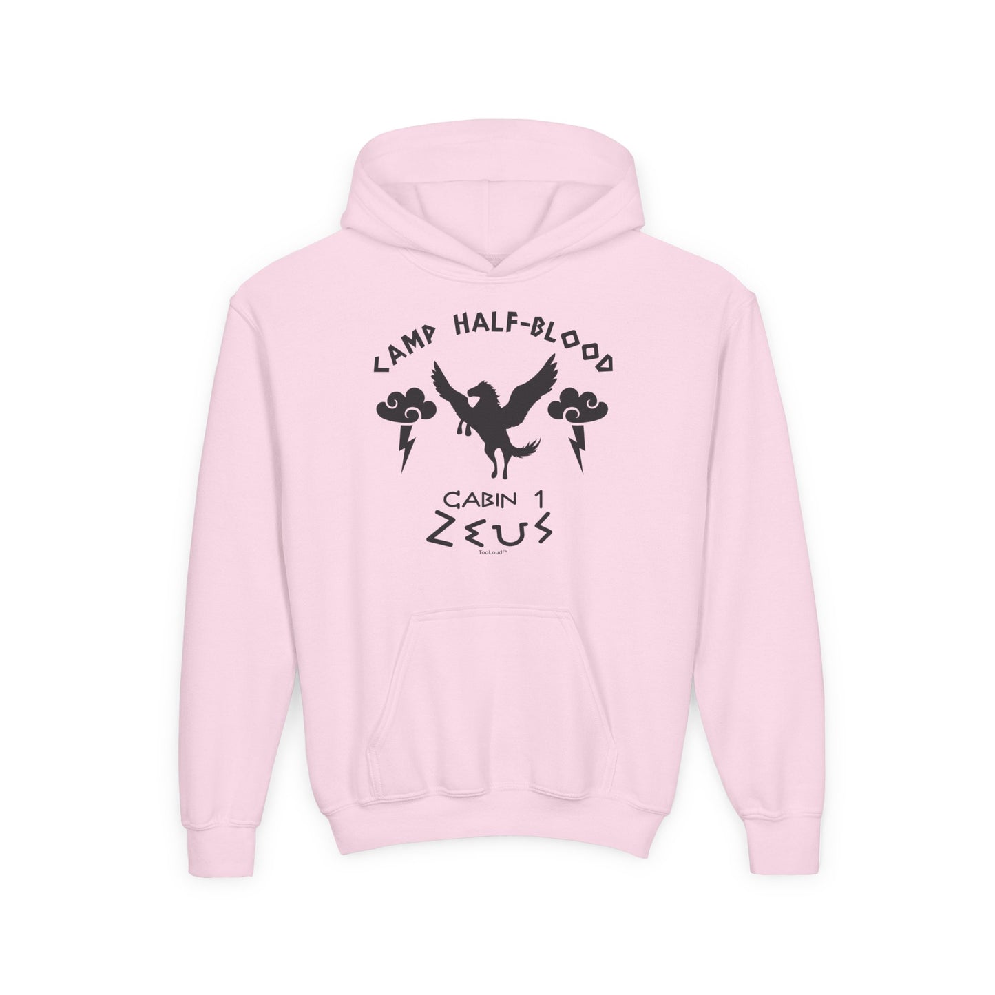 Camp Half Blood Cabin 1 Zeus Youth Children's Hoodie by TOOLOUD