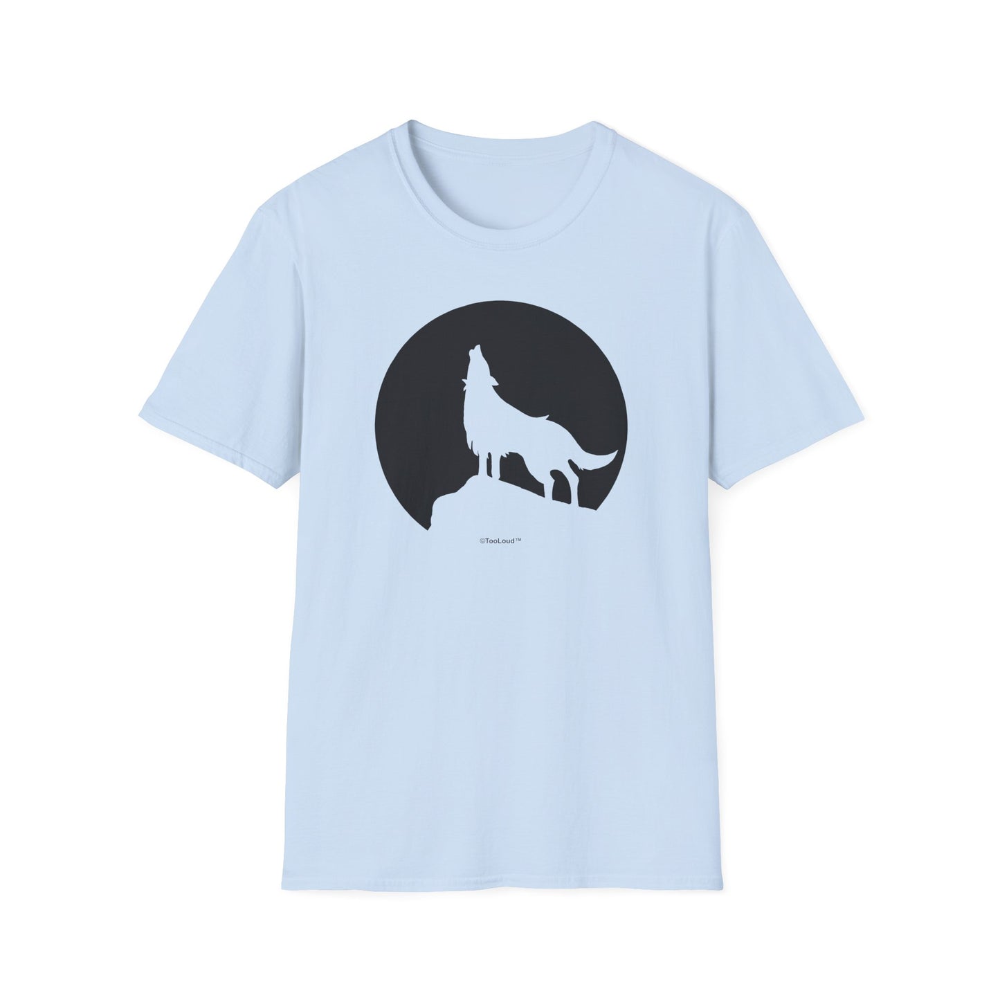 Wolf Howling at the Moon – Design #1 Women’s T-Shirt by TOOLOUD